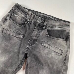 Versace 19-69 Gray Wash Jeans Slim Fit Denim Pants Modern‎ Style W28 L30